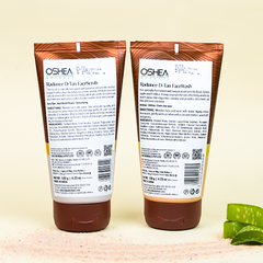 Back Radiance D-Tan Face Wash Radiance D-Tan Face Scrub Combo Oshea Herbals