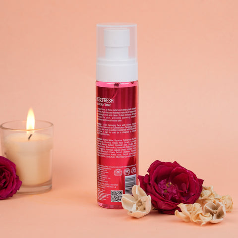 Back RoseFresh Facial Skin Toner Oshea Herbals