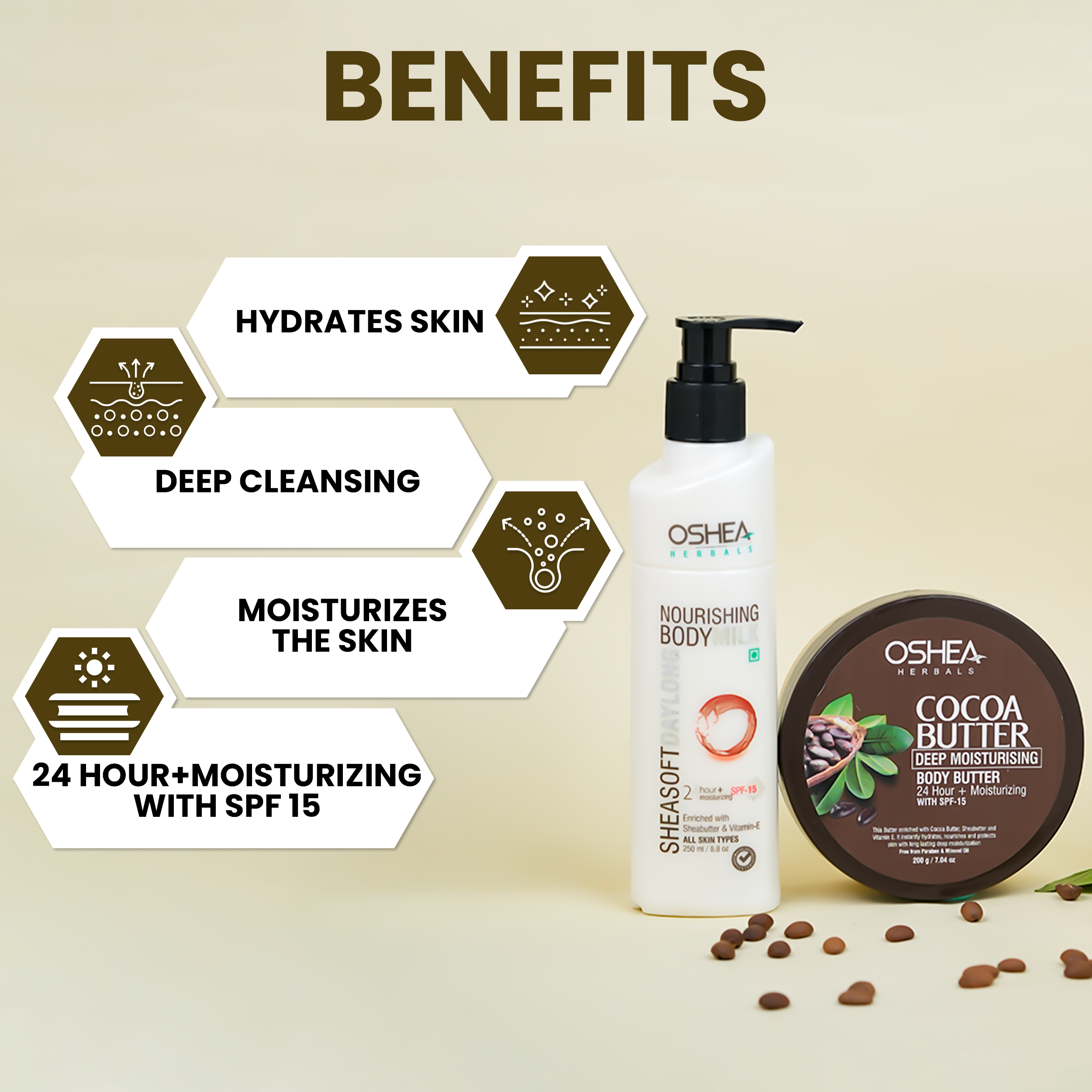 Benefits Cocoa Butter Body Butter Sheasoft Fairness Lotion Combo Oshea Herbals 