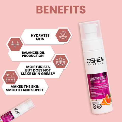 Benefits Grapemoist Moisturising Lotion Oshea Herbals