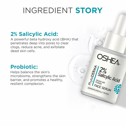 2% Salicylic Acid Serum infused with Probiotic Face Serum 30ml