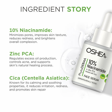 10% Niacinamide + Zinc PCA infused with Cica Face Serum