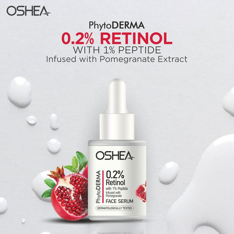 0.2% Retinol + 1% Peptide infused with Pomegranate Face Serum