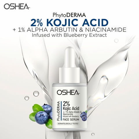 2% Kojic Acid + 1% Alpha Arbutin & Niacinamide infused with Blueberry Face Serum