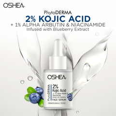 2% Kojic Acid + 1% Alpha Arbutin & Niacinamide infused with Blueberry Face Serum