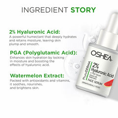 2% Hyaluronic Acid + PGA Serum Infused with Watermelon Face Serum