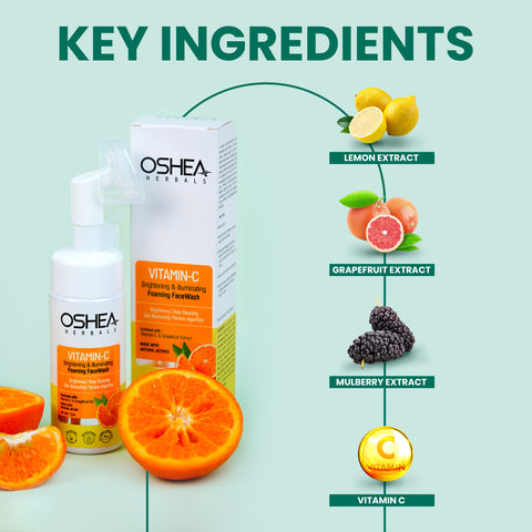 Key Ingredients Vitamin C Brightening_Skin Illuminating Foaming Face wash