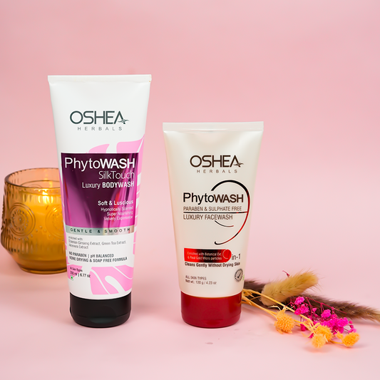  Phytowash Luxury Face wash Phytowash Silk Touch Luxury Body wash Oshea Herbals