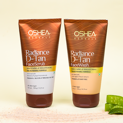  Radiance D-Tan Face Wash Radiance D-Tan Face Scrub Combo Oshea Herbals