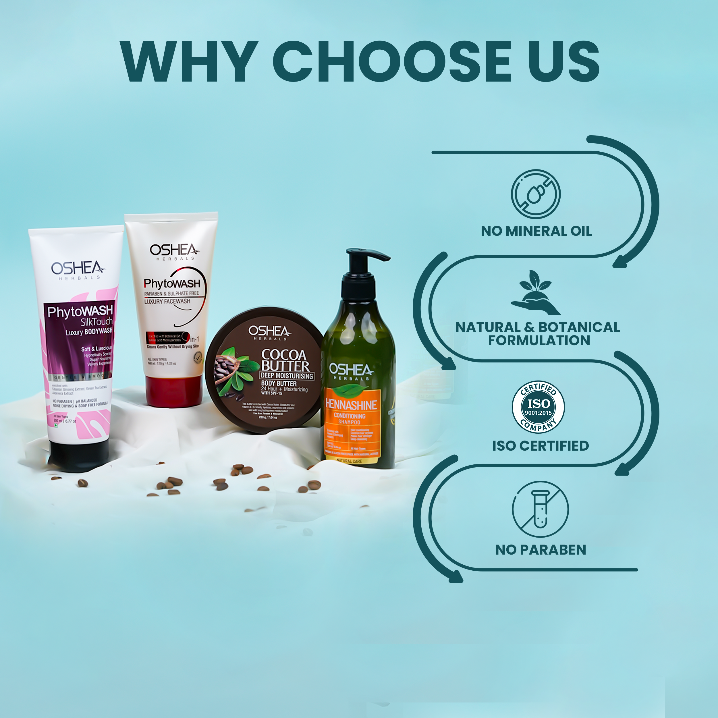 Why Choose Us Daily Essentials Combo Oshea Herbals