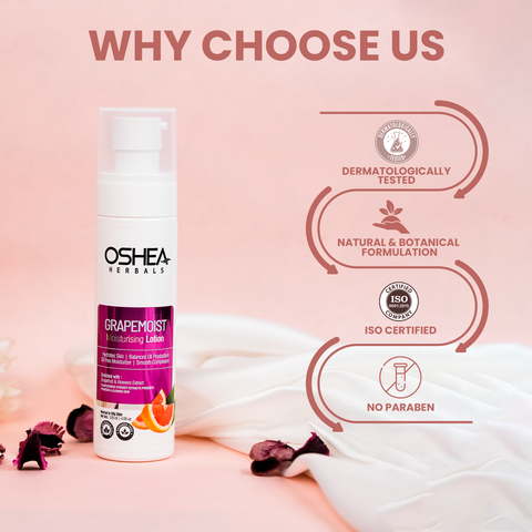 Why Choose Us Grapemoist Moisturising Lotion Oshea Herbals