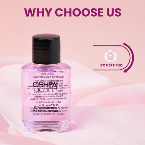 Why Choose Us Nail Enamel Remover Oshea Herbals