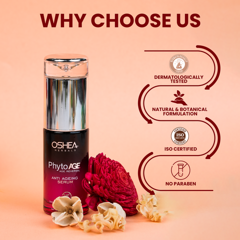 Why Choose Us PhytoAge Age Reversal Anti Ageing Serum Oshea Herbals