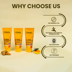 Why Choose Us Ubtan Glowing and Tan Removing Combo Oshea Herbals