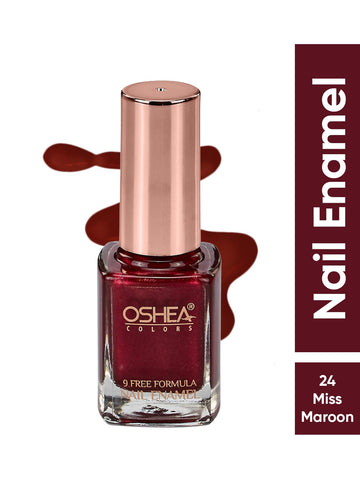 Nail Enamel 24 Miss Maroon