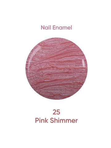 Nail Enamel 25 Pink Shimmer